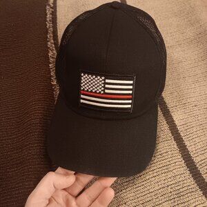 Firefighter flag hat